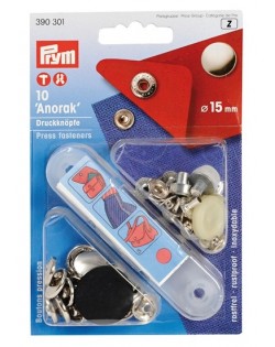 Bottoni a ribadire nichelati